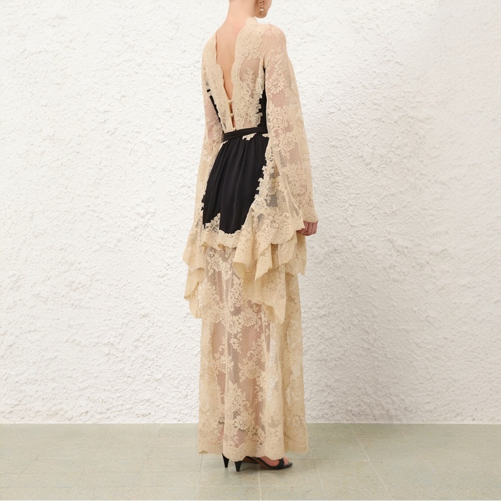 Zimmermann Hypnotic Satin Drape Dress Size0 - Picture 5 of 8